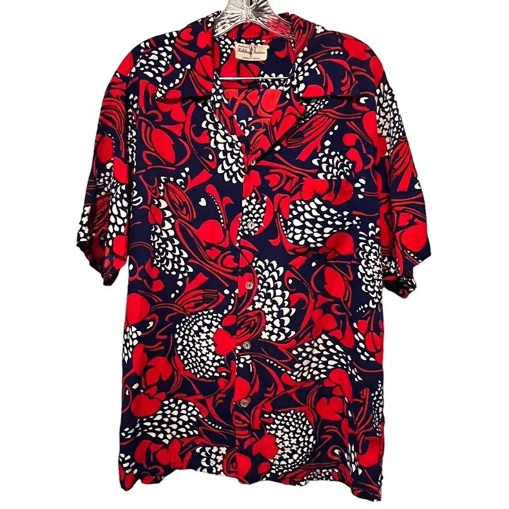 Vintage Hukilau Hawaiian Honeymoon Wedding‎ Matching Set Dress 12 Shirt L/XL